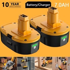 2 PACK 7.0Ah 18V For Dewalt 18VOLT DC9096 DC9098 Li-ion Battery DC9096-2 DC9099  