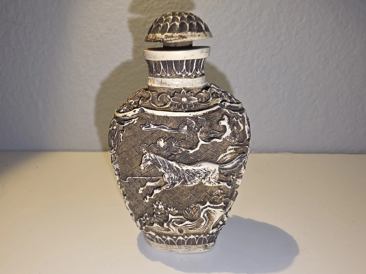 象牙古董中国鼻烟壶| eBay