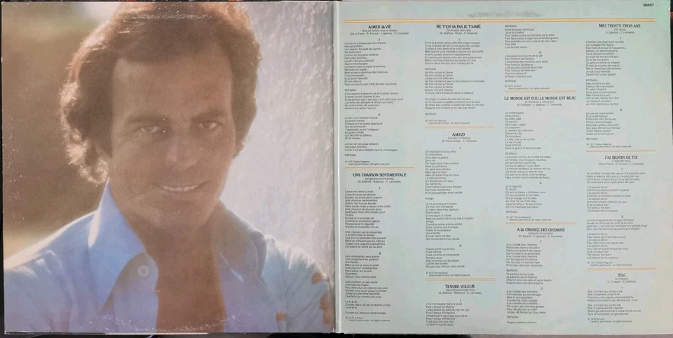 Vinyl LP Julio Iglesias - Aimer La Vie VG PFC90497 Canada Pop - Image 3 of 4