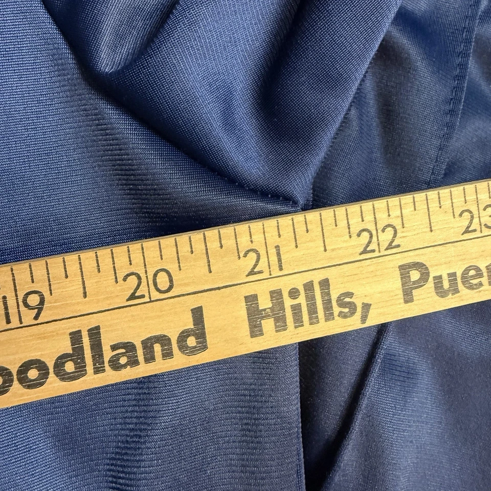 Chándal Puma de nailon brillante vintage años 80 para hombre talla M azul marino y blanco Foto 4 de 4