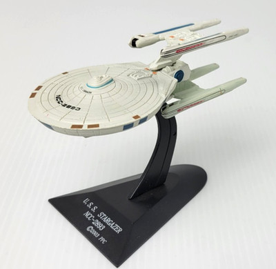 Furuta Star Trek USS Stargazer NCC-2893 - 4'' Plastic Model Ship USED
