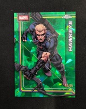 2026 Topps Chrome Marvel Sapphire Edition #47 Hawkeye Green Sapphire /99