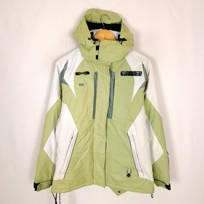 SPYDER Dermizax-EV Damen Jacke Größe ~ S wasserdicht grün durchgehender Reißv...