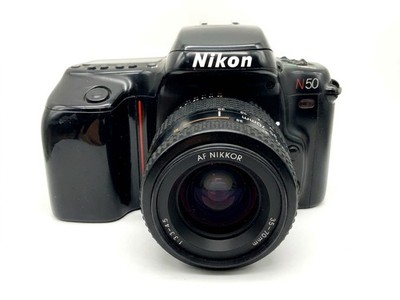 Nikon N50 + Nikon 35-70mm f/3.3-4.5 Kit Set Analog SLR 35mm Kamera Objektiv Body
