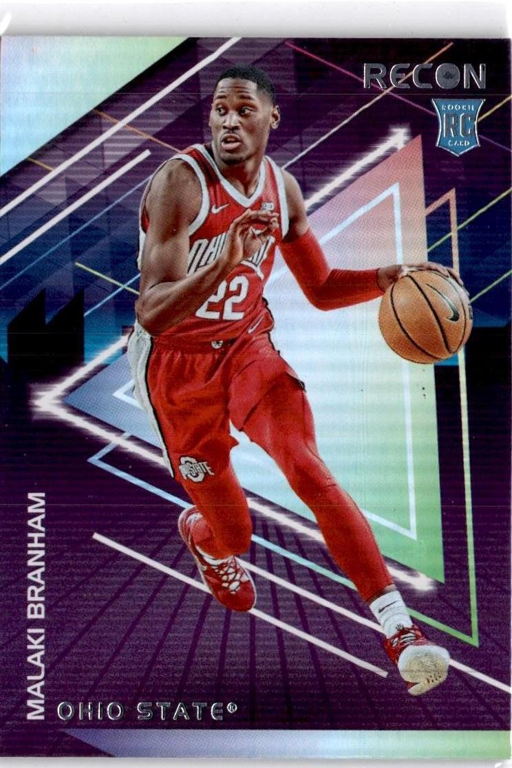 2022 Panini Chronicles Draft Picks #18 Malaki Branham Recon Bronze
