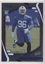 2021 Panini Absolute Rookies Blue Carlos Basham Jr Boogie #151 0lt3