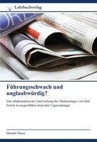 Hannah Dinser | FüHrungsschwach Und UnglaubwüRdig? | Taschenbuch | Deutsch
