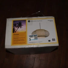 Designers Fountain Linnea 1-Light Tropical Pendant Light 60W 3664-335