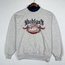 Vintage Michigan Crewneck Sweatshirt Adult XL Gopher Sport USA Made Collegiate