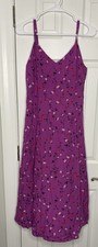 Gap Women’s Floral Summer Maxi Dress Purple Size Small New 