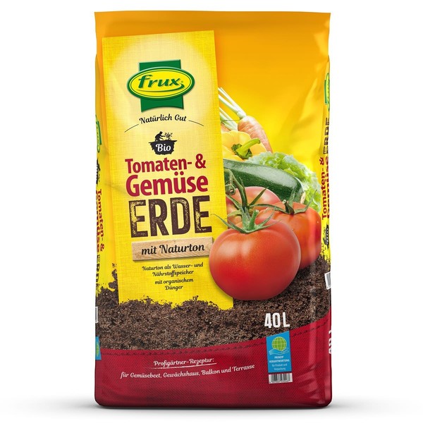 Frux® Bio Tomaten- & GemüSeerde Mit Naturton NatüRlich Gut - 40 Liter-image