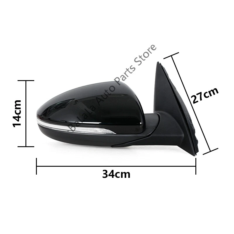 1Pair For KIA Ceed 2019-2024 Rearview Mirror Electric Folding Blind Spot 10PIN - Image 4 of 4