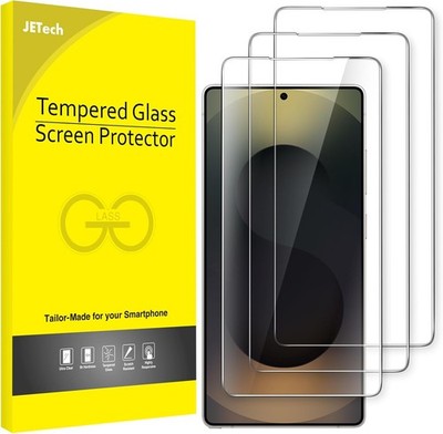JETech Schutzfolie Samsung Galaxy S25 Ultra 5G, Gehärtetes Glas, 3 Stück, HD