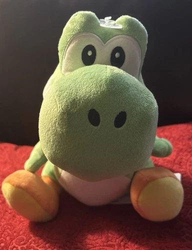 Super Mario Bros Nintendo Green Yoshi (M) Little Buddy 10” Plush with tag mint 