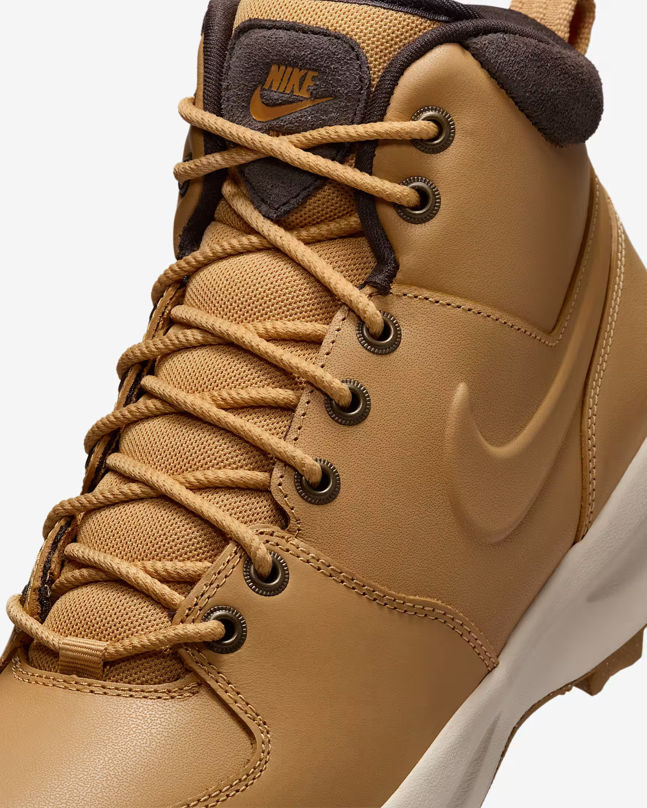 Nike Manoa Leather Haystack Birch Water Resist Men's Trainers Hiking Trail Boots image 3