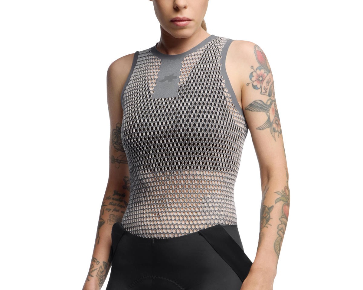 Assos Racing NS Sleeveless Skin Layer P1 Base Layer (Ice Grey) | eBay