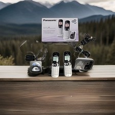 Panasonic DECT 6.0 Expandable Cordless Phone with Answering Machine KX-TG222S