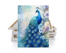 16x20 Beautiful Peacock Canvas Print Wall Art