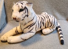 Saphed The White Tiger 17" Stuffed Animal Plush TigerHart Toys Rigid Foam Head