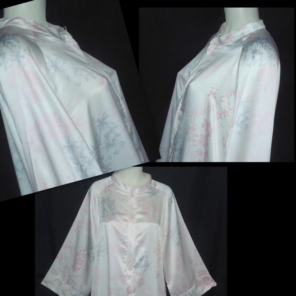 VESTIDO VINTAGE SEARS ENCANTADOR 1X BUSTO 50” DE COMPRIMENTO ROSA CETIM COM ZÍPER ESCONDIDO - Imagem 2 de 4