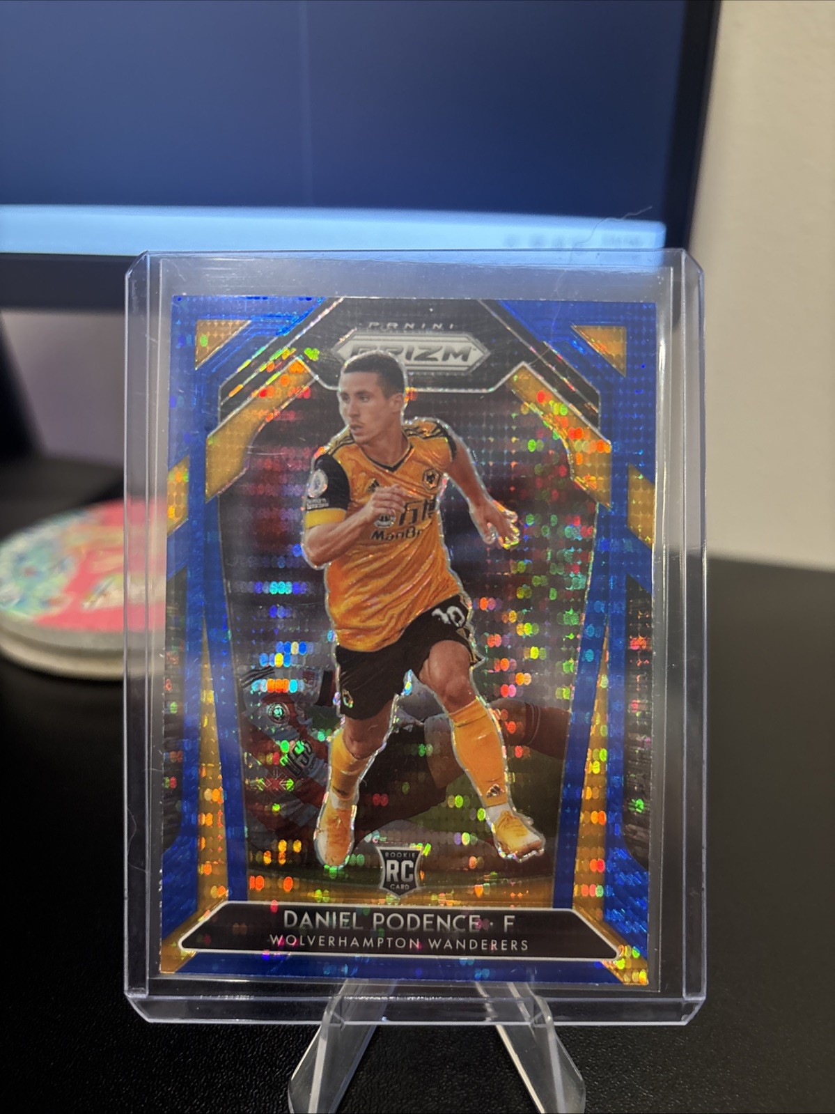 2020-21 Panini Prizm Premier League - Daniel Podence #147 Blue Pulsar Prizm (RC)