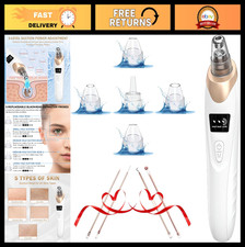 Pore Vacuum Blackhead Remover Kit - 3 Suction Levels, 5 Probes, USB Rechargeable
