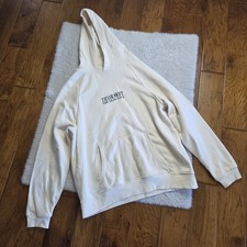 Taylor Swift The Eras Tour Pullover Hoodie Unisex XL Graphic Pockets Cream Merch
