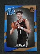2017-18 Donruss Zhou Qi RC #151 Houston Rockets