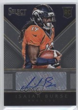 2014 Panini Select Rookie Auto /149 Isaiah Burse #RA-IB Auto 0f8