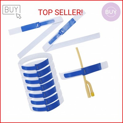 Sosation 10 Pack Foley Leg Strap Catheter Holder Anti Slip Urinary Legband Holde
