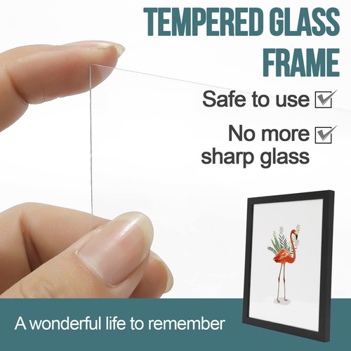 NAOKBOEE 10x15 Picture Frame in Black, Horizontal and Vertical Formats for Wa... - Picture 4 of 7