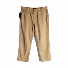 NWT Gap Women's XXL Easy Twill Pants Beige Khaki Relaxed Fit Straight Leg