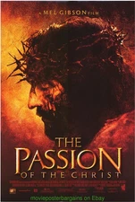 PASSION OF THE CHRIST MOVIE POSTER 27x40 Jim Caviezel 2004 Mel Gibson Film