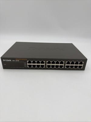 D-Link DES-1024D 24-Port 10/100 Switch w Power Cord Tested Working