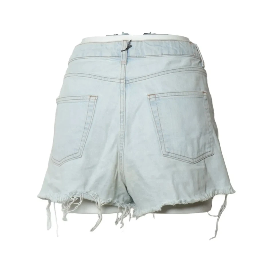 Topshop, Jeans Shorts, Größe: 40, model: mom, Blau #xL2 - Bild 2 von 4