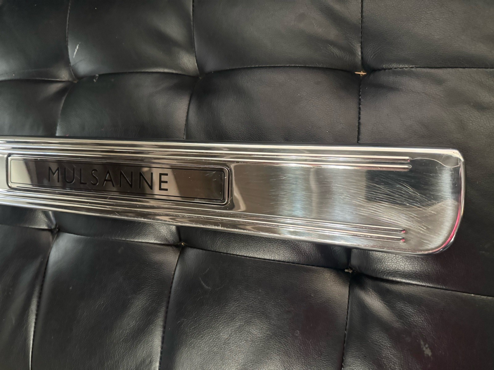 10-20 Bentley Mulsanne Left Front Door Sill Scuff Plate 3Y5863381A