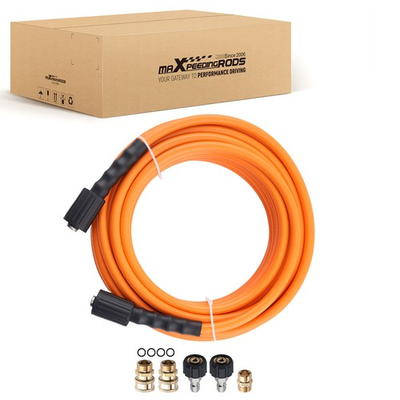 #ad 50FT Power Washer Hose for Craftsman Powerstroke Ryobi 5800PSI M22 Connector $43.04