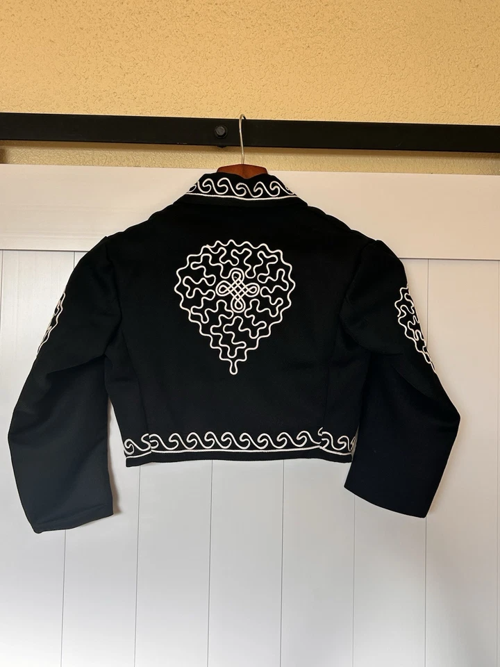 Girls Mariachi Outfit / Costume -Size Small (For Ages About 6 To 8) - Image 4 of 4