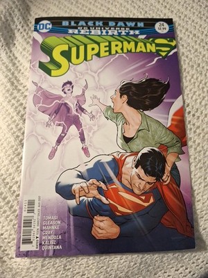 DC Black Dawn Dc Universe Rebirth Superman Issue 24 Superman Comic Book