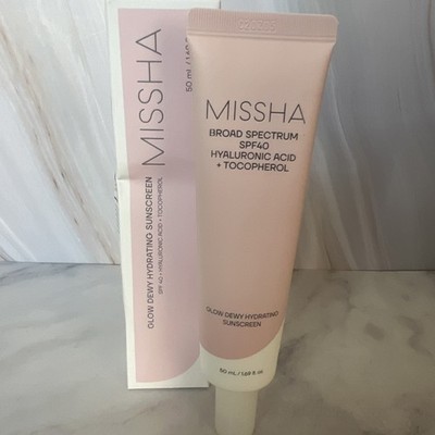 MISSHA Glow DEWY HYDRATION SUNSCREEN SPF 40 50mL - Makeup Primer NEW!!