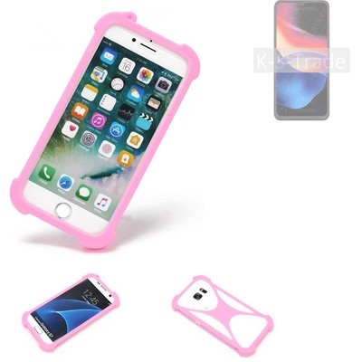 Bumper für Blackview Oscal Flat 2C Silikon Hülle Softcase Stoßschutz Kantensc
