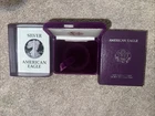 Box, Case,Booklet, for 1 Ounce American Eagle Proof, Silver Bullion Coin NO COIN