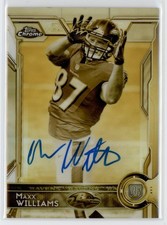2015 Maxx Williams Topps Chrome Gold Sepia Refractor Auto RC /100 #165 21C276