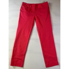 NEW YORK COMPANY Pink Stretch Flat Front Ankle Pants Size 0