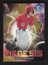 Brady House 2021 Bowman Draft Bowman Invicta Gold Refractor #/50 #BI-10