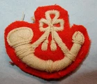 WW2 OX & BUCKS LIGHT INFANTRY MILITARY BADGE CLOTH PATCH GENUINE WORLD WAR II
