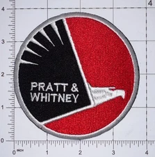 USAF Red Pratt & Whitney Aircraft Engines Patch Hook & Iron-On Repro New A82