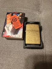 Zippo lighter- 2004 brass street chrome w/ brass plated insert, Marlboro, NIB