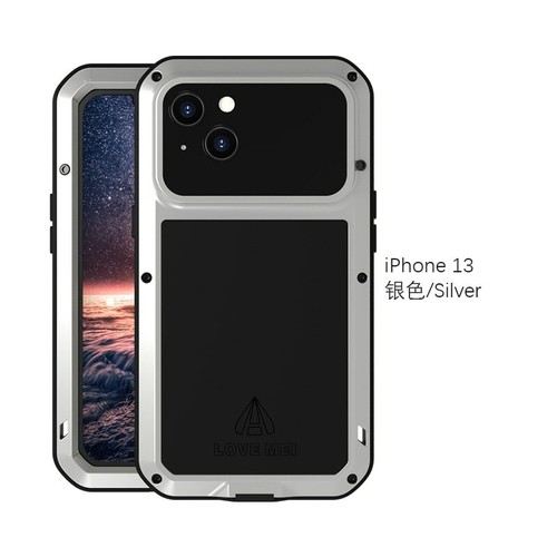 LOVEMEI Aluminum Phone Case Cover Defender Armor For iPhone13 Mini 13 13Pro Max - Picture 15 of 17