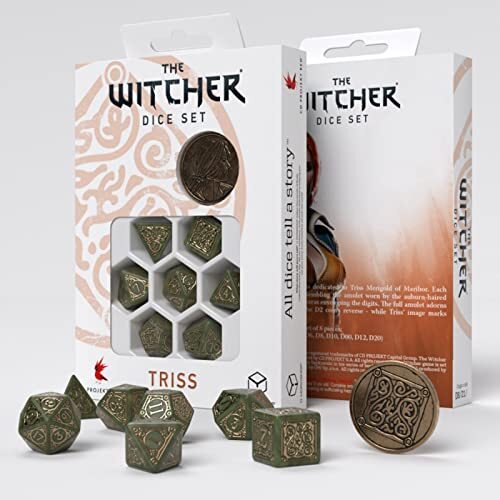 Q-workshop The Witcher Dice Set. Triss. The Fourteenth Of The Hill